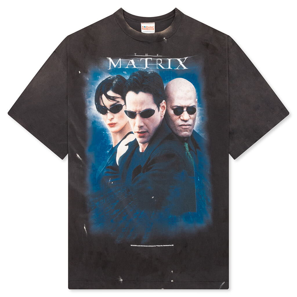 Saint M6 x The Matrix White Logo S/S Tee - Black