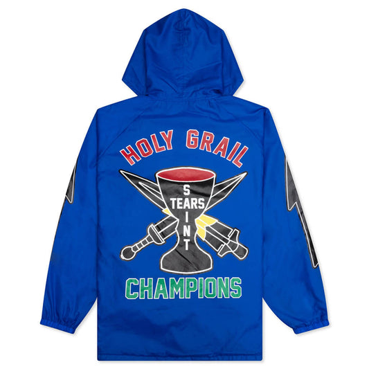 Saint Michael x Shermer Academy Coach Jacket - Blue