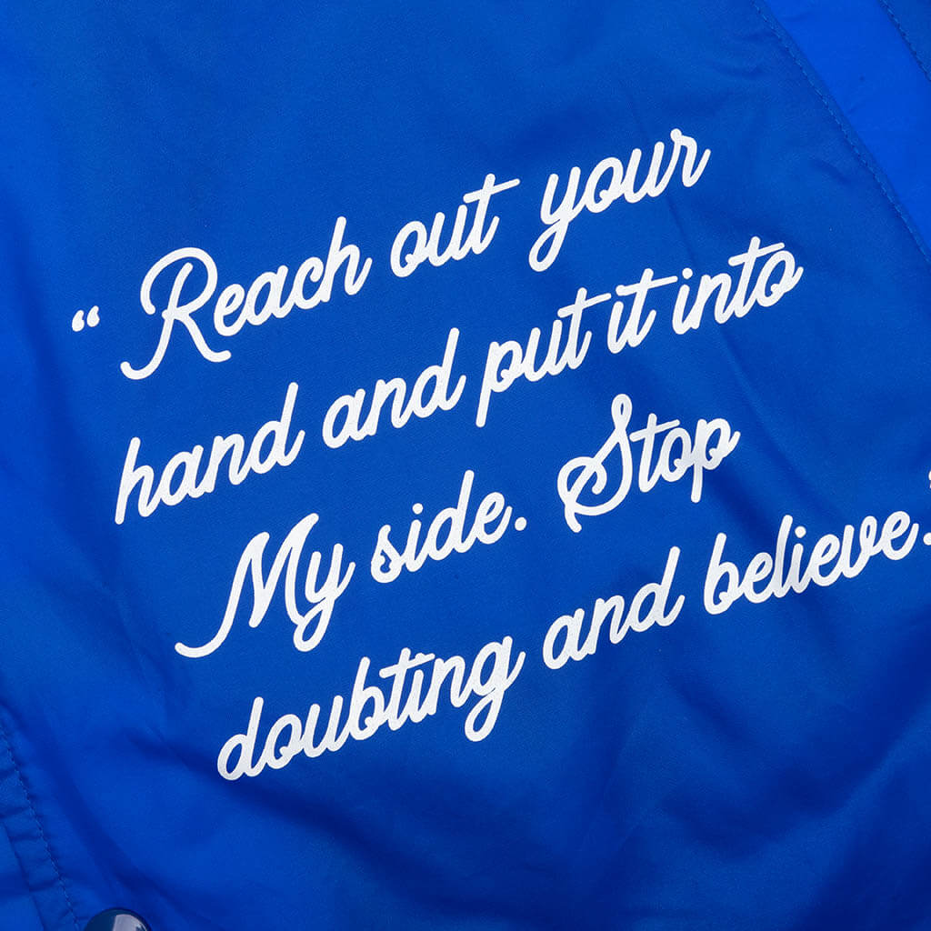 Saint Michael x Shermer Academy Coach Jacket - Blue
