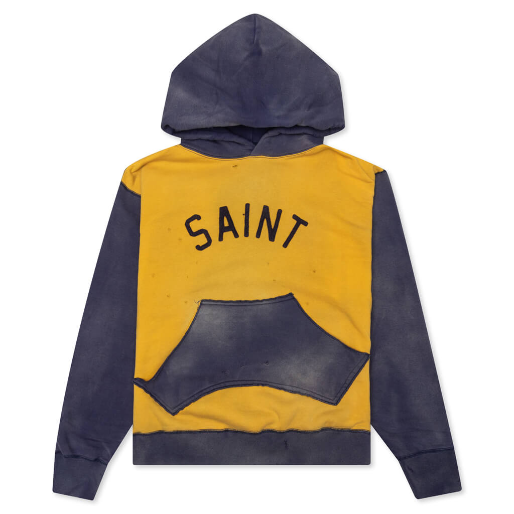 Hoodie - Yellow/Navy