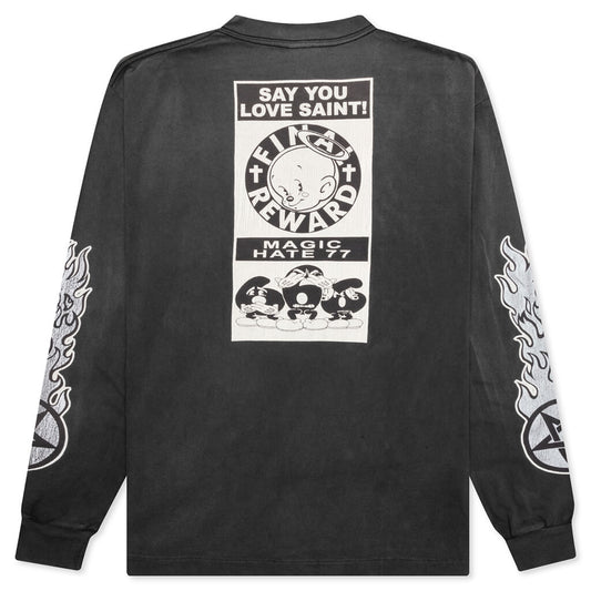 Fire Baby L/S Tee - Black
