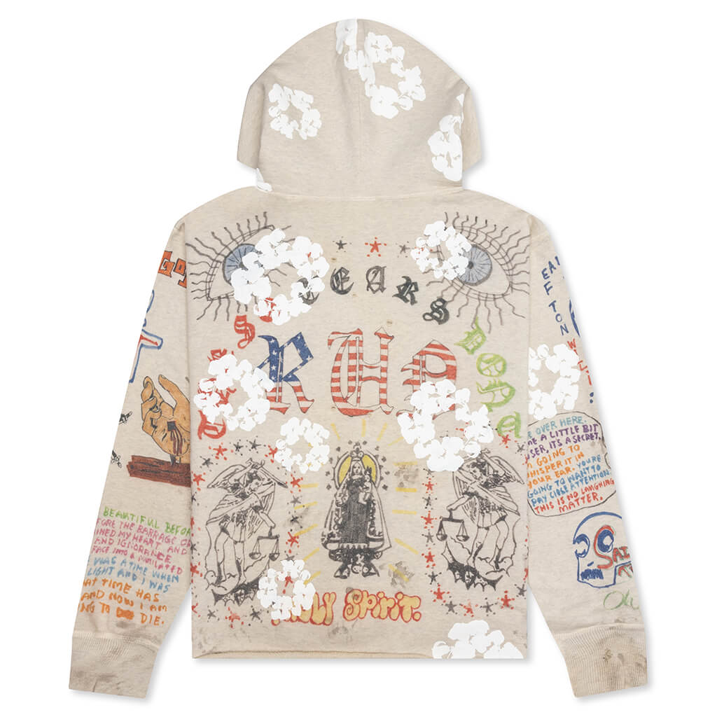 Graffiti Hoodie - Grey
