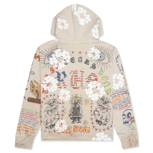 Graffiti Hoodie - Grey