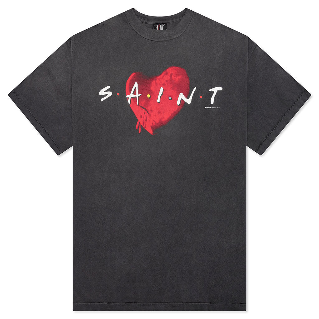 Heart S/S Tee - Black