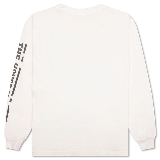 House Saint L/S Tee - White
