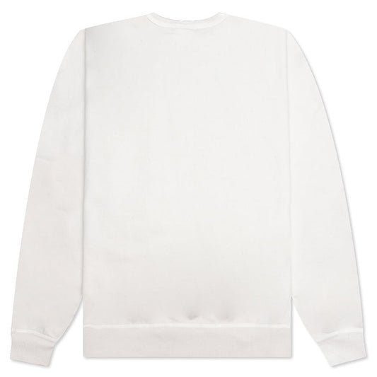 Oh Shit Crew Sweater - White