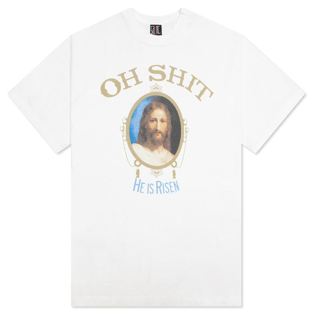 Oh Shit S/S Tee - White