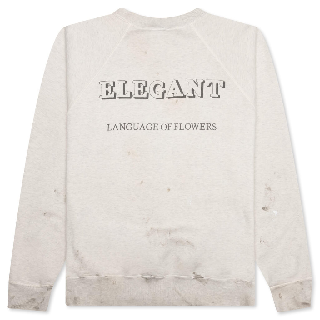 Rose Crewneck - Grey
