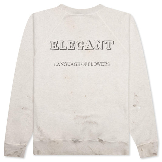 Rose Crewneck - Grey