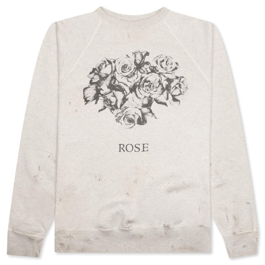 Rose Crewneck - Grey