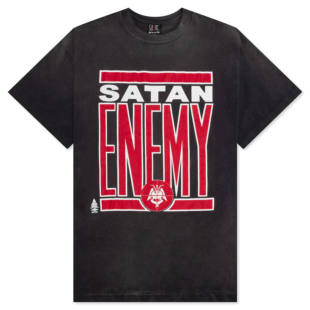 Satan Enemy S/S T-Shirt - Black