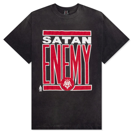 Satan Enemy S/S T-Shirt - Black