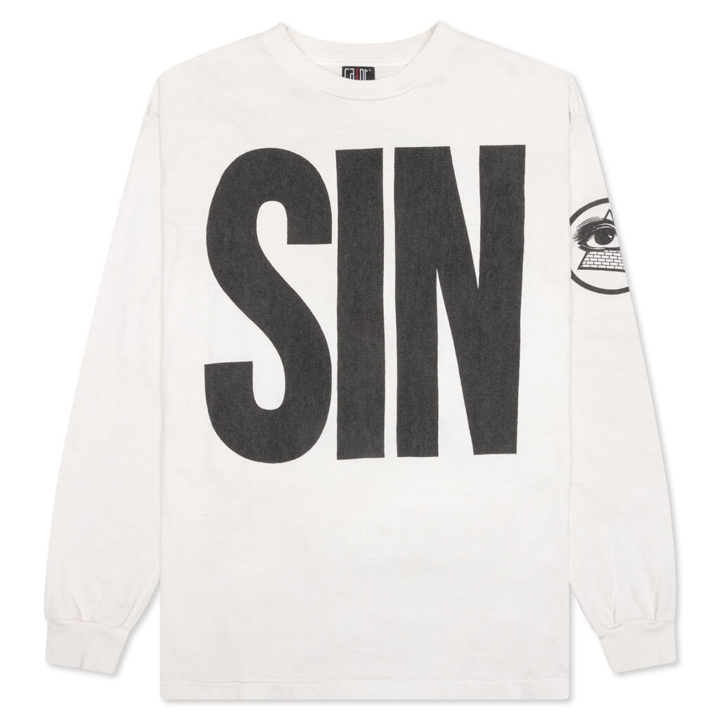 Sin L/S Tee - White