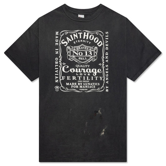Saint Michael x Neighborhood Skull Bike Tee - Black
