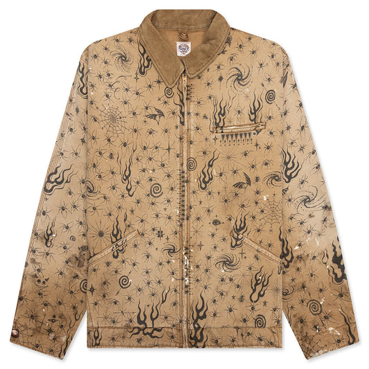 Saint Michael x Dr.Woo Mx6 Detroit Jacket - Beige