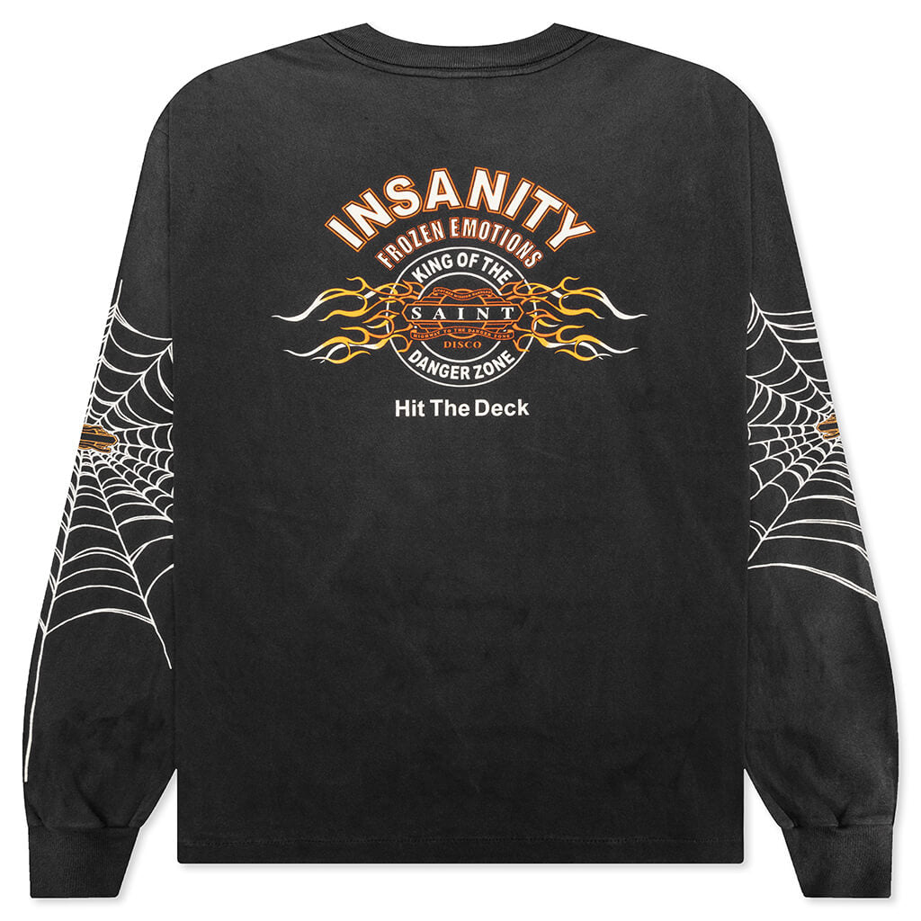 Saint Michael X Teflon Disco Mx6 Saint Disco Insanity L/S Tee - Black