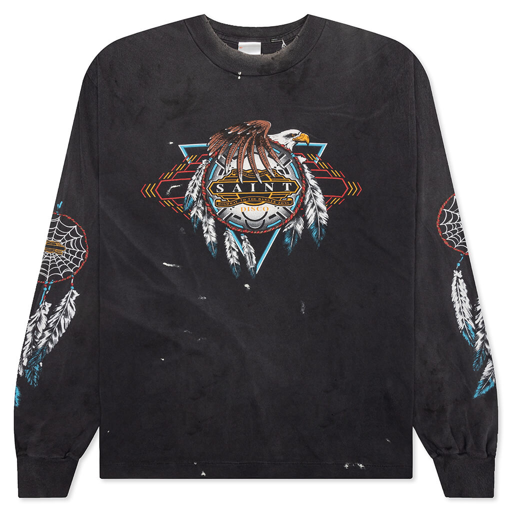 Saint Michael X Teflon Disco Mx6 Saint Disco L/S Tee - Black