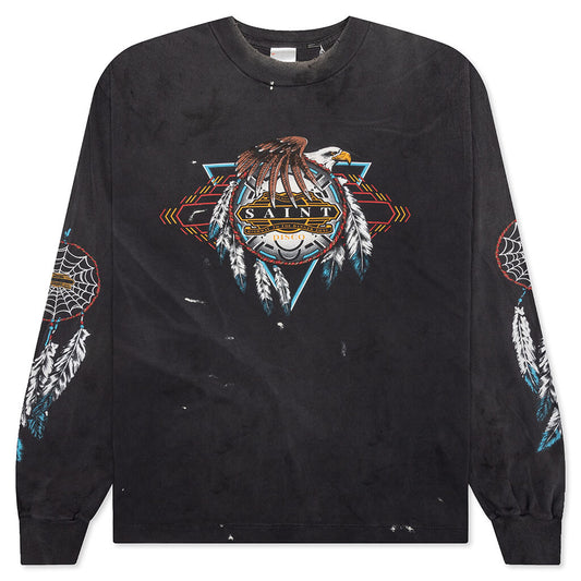 Saint Michael X Teflon Disco Mx6 Saint Disco L/S Tee - Black