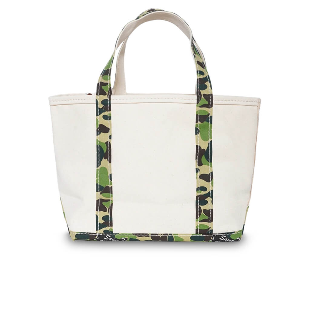 Saint Michael x A Bathing Ape Medium Tote Bag - White/Camo
