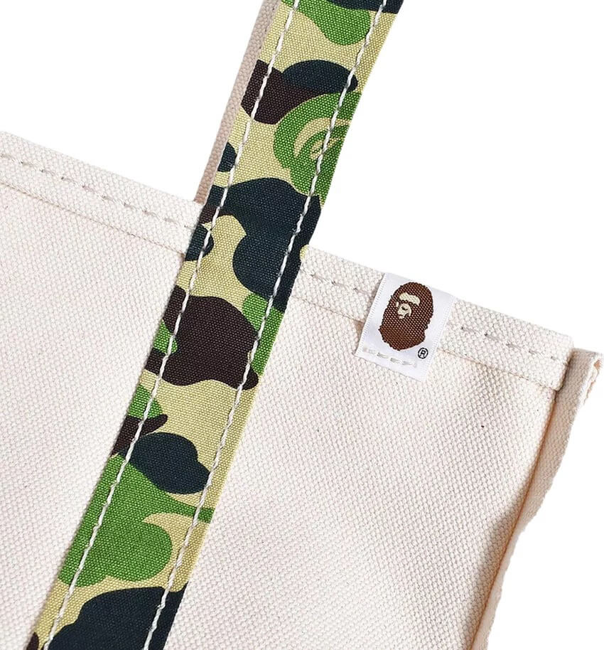 Saint Michael x A Bathing Ape Small Tote Bag - White/Camo