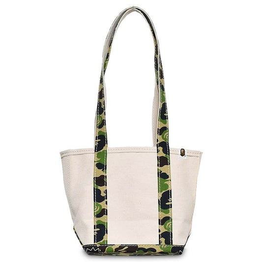 Saint Michael x A Bathing Ape Small Tote Bag - White/Camo