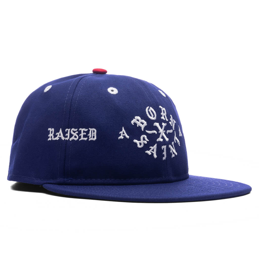 Saint Michael x Born x Raised x New Era Born Saint Cap - Blue