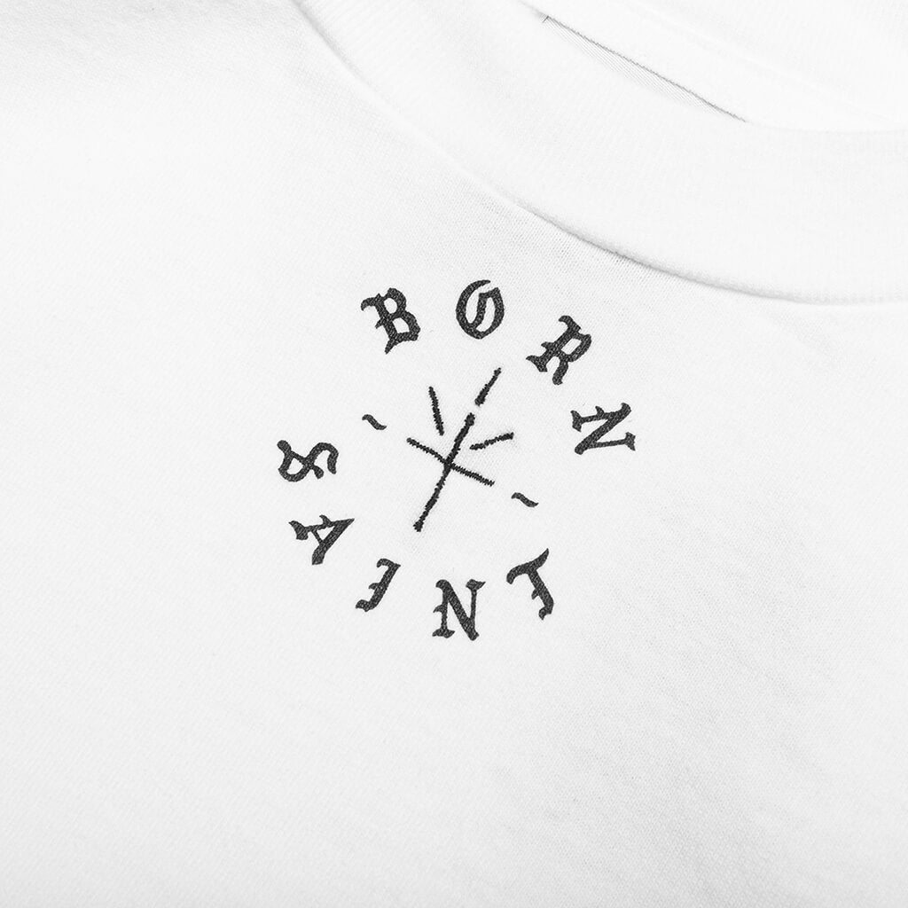 Saint Michael x Born x Raised Born Saint S/S Tee - White