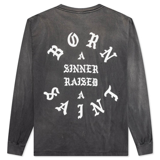 Saint Michael x Born x Raised Clown L/S Tee - Black