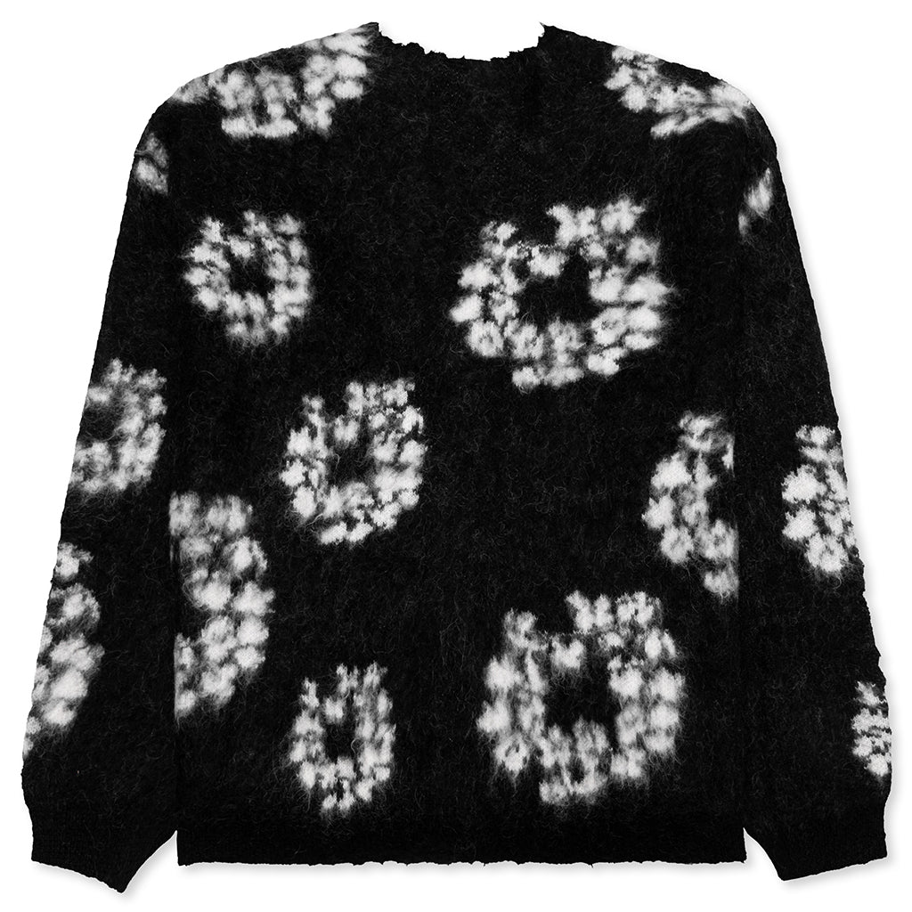 Saint Michael x Denim Tears Cotton Wreath Cardigan - Black