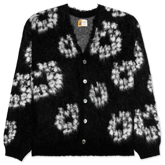 Saint Michael x Denim Tears Cotton Wreath Cardigan - Black