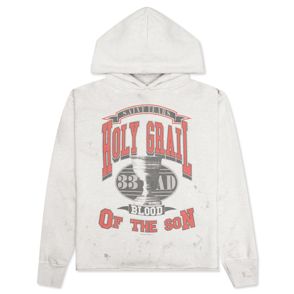 Saint Michael x Denim Tears Holy Grail Hoodie - Grey