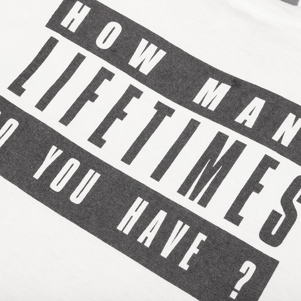 Saint Michael x Denim Tears Lives Tee  S/S Tee - White