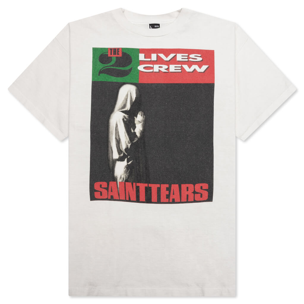 Saint Michael x Denim Tears Lives Tee  S/S Tee - White