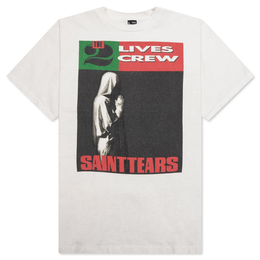 Saint Michael x Denim Tears Lives Tee  S/S Tee - White