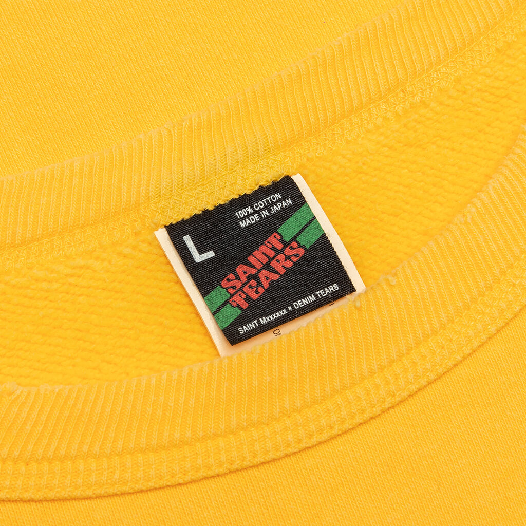 Saint Michael x Denim Tears STTRS Sweatshirt - Yellow