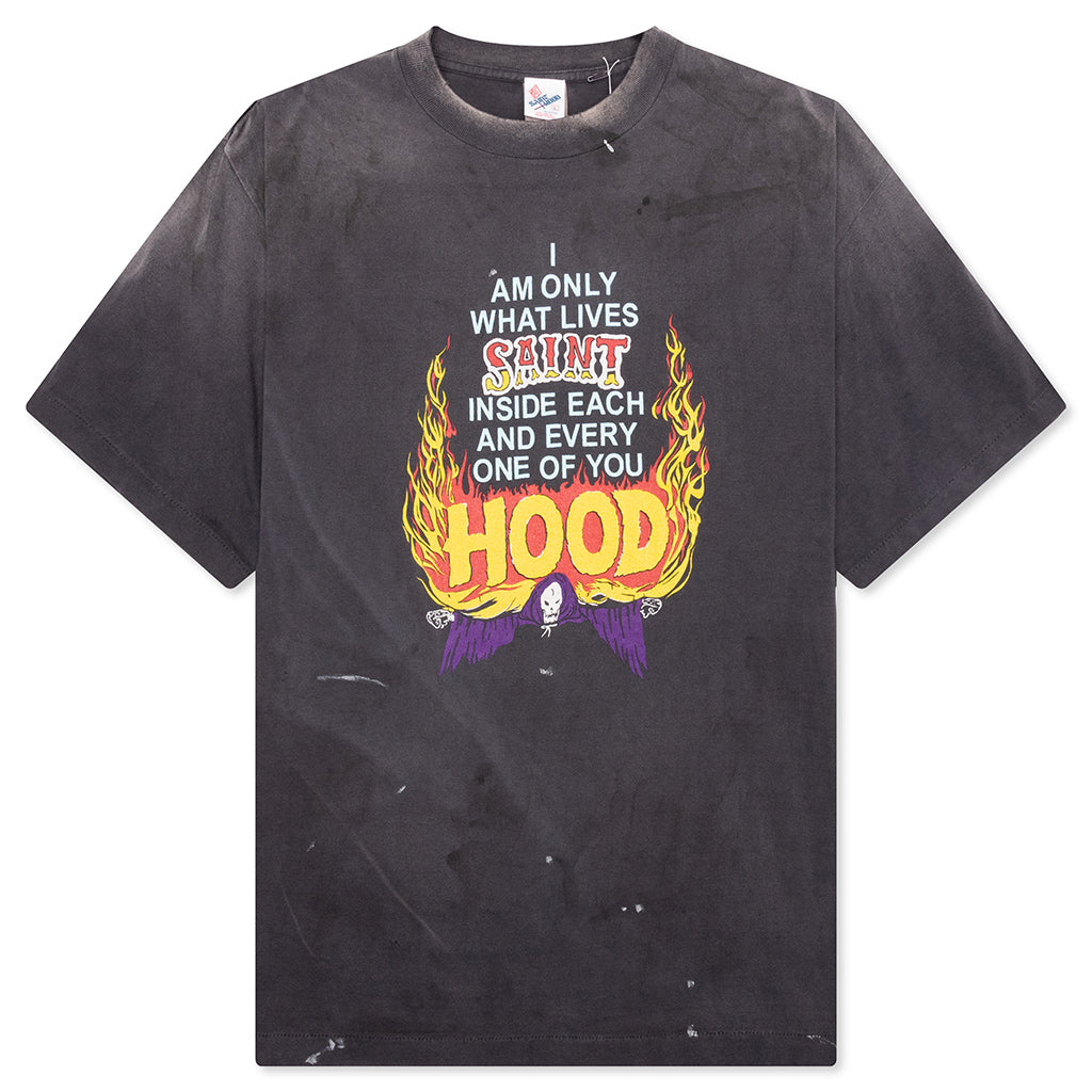 Saint Michael x Neighborhood Mx6 STHD Hood S/S Shirt - Black