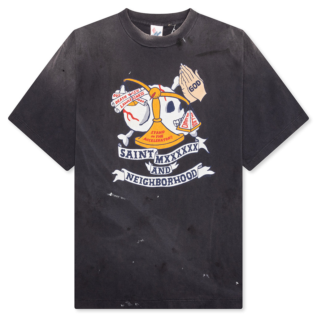 Saint Michael x Neighborhood Mx6 STHD Pray S/S Shirt - Black