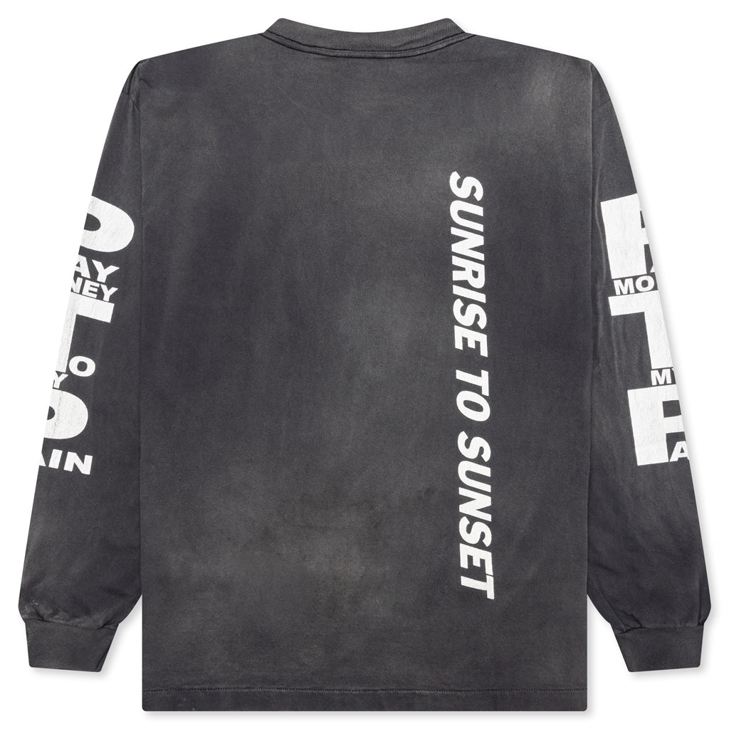Saint Michael x Pay Money To My Pain SR To SS L/S Tee - Black