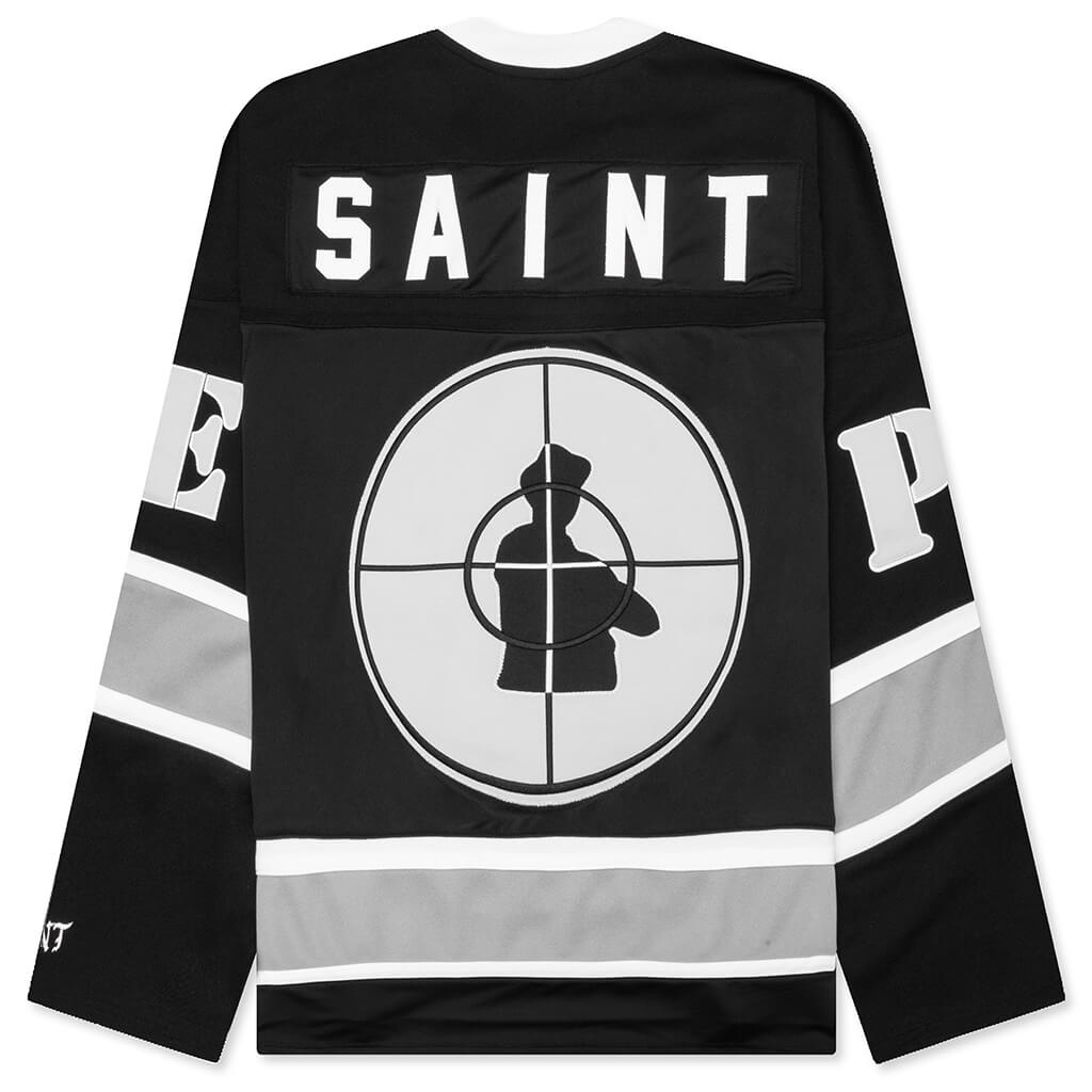 Saint Michael x Public Enemy Saint Enemy Game Shirt - Black