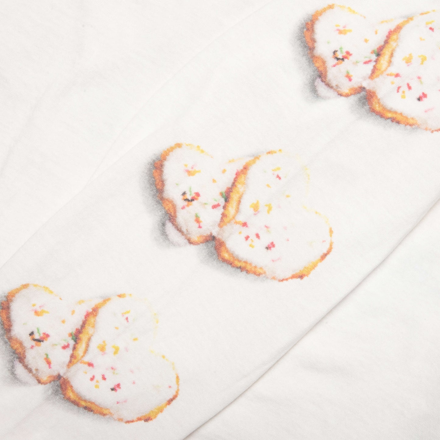 Saint Michael x Shermer Academy Heart Cookie L/S Tee - White