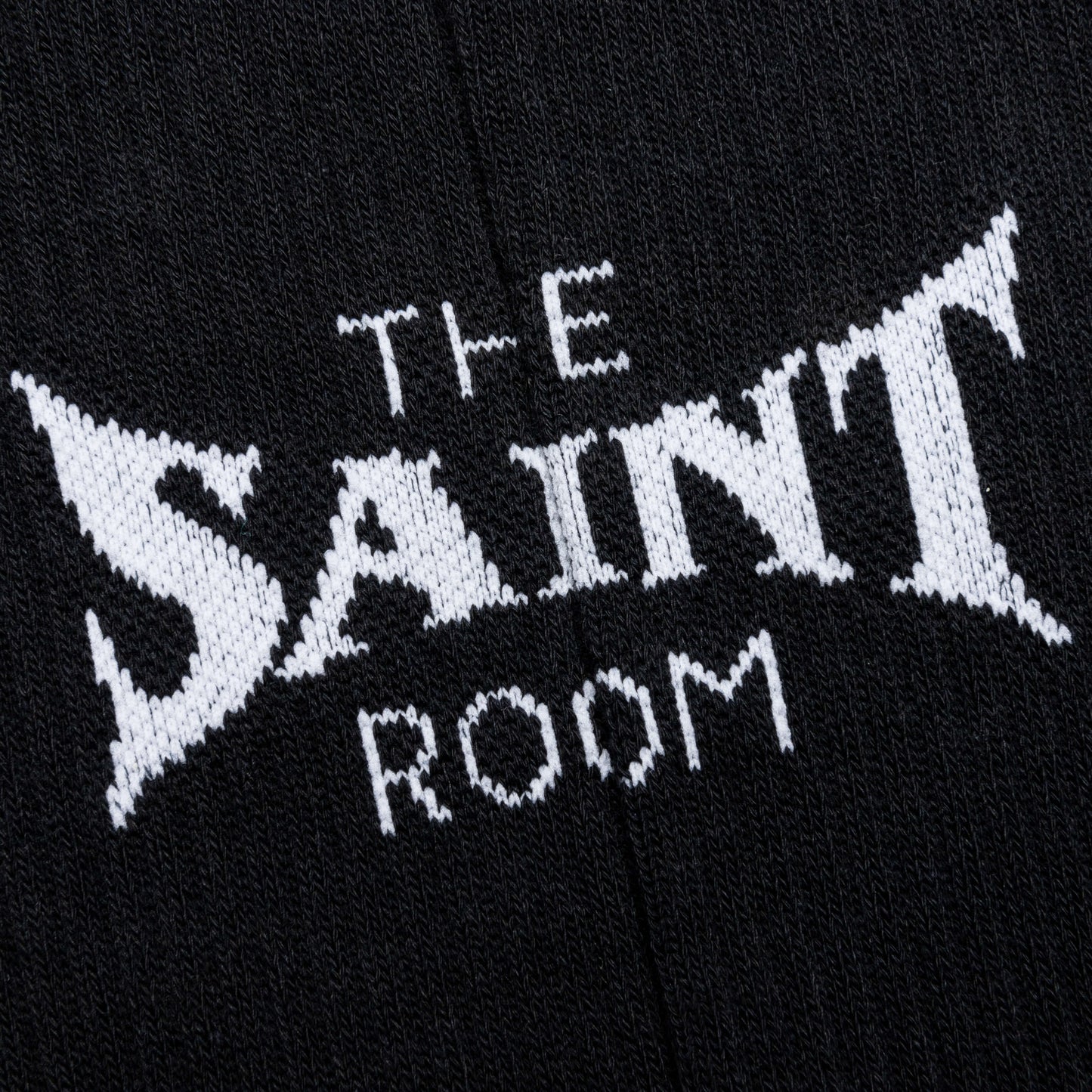 Saint Michael x Shermer Academy S Room Sock - Black/White