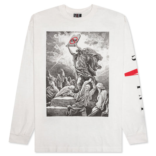 Saint Michael x Vlone L/S T-Shirt - White