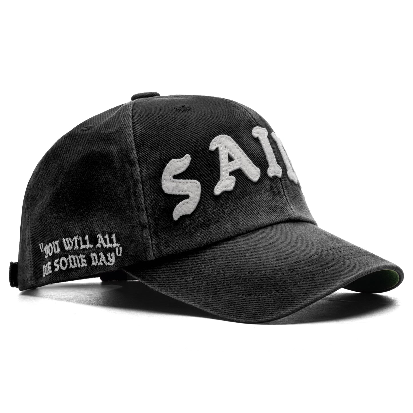 6 Panel Saint Cap - Black