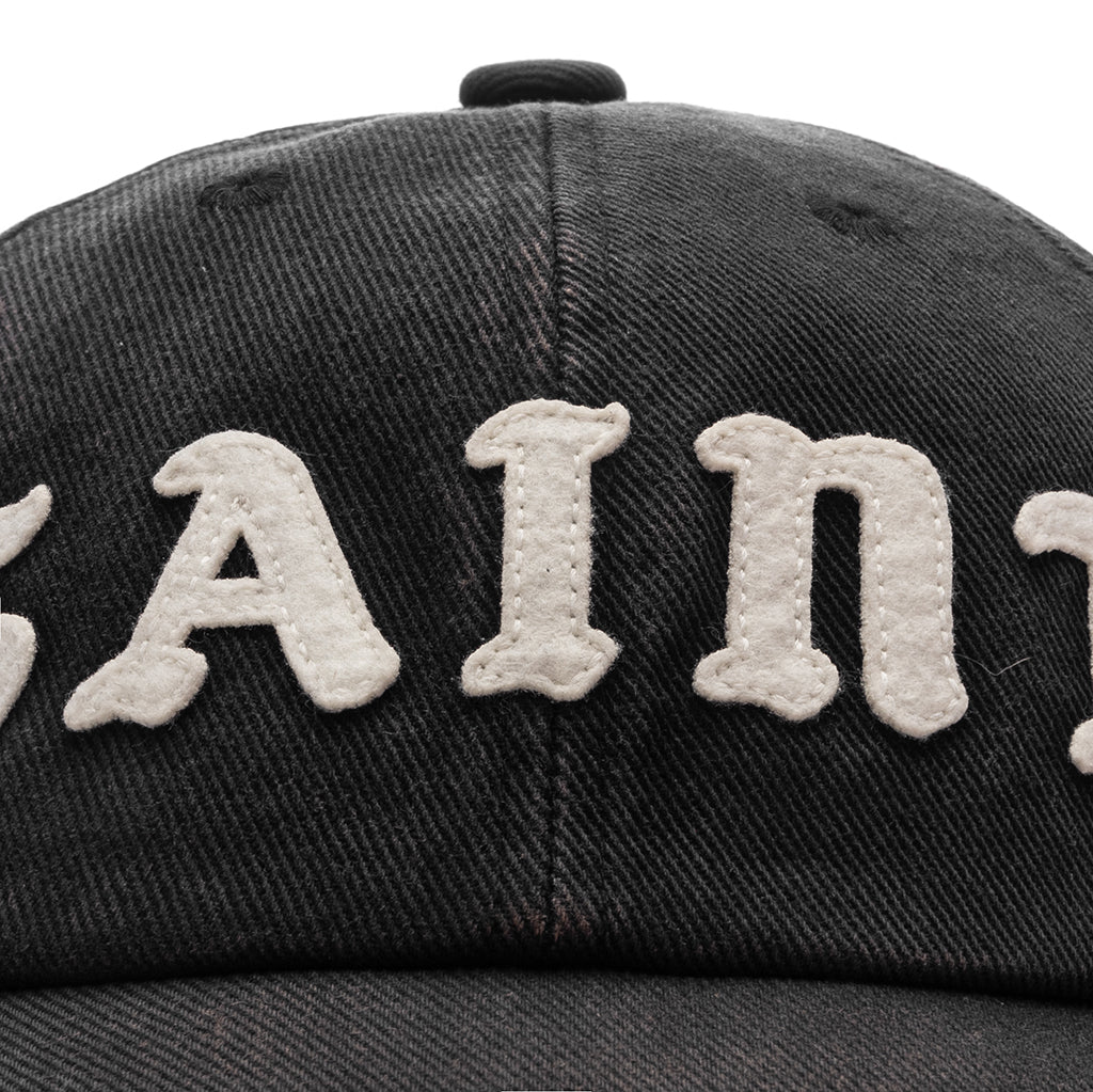 6 Panel Saint Cap - Black