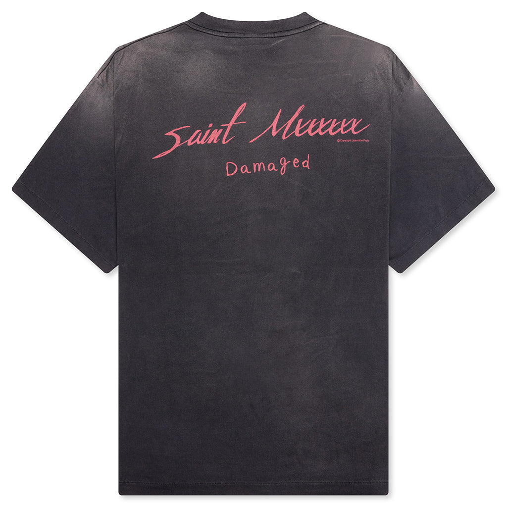 Damaged S/S Tee - Black