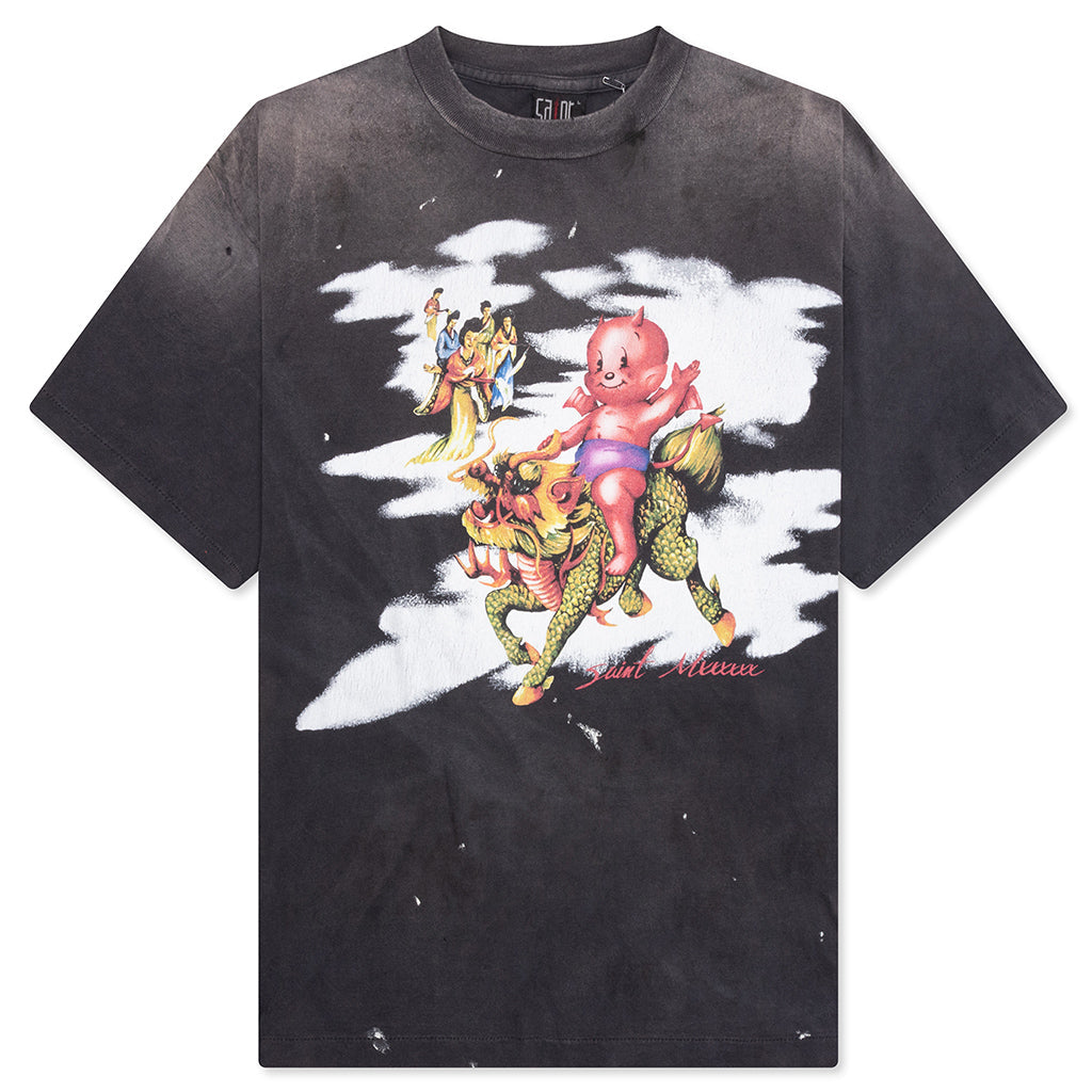 Damaged S/S Tee - Black