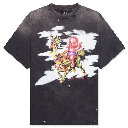 Damaged S/S Tee - Black