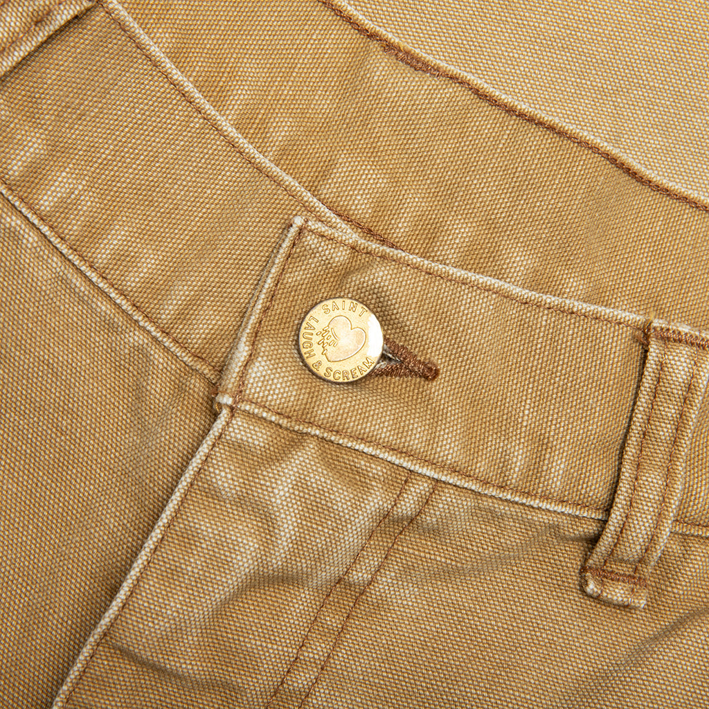 Double Knee Shorts - Beige