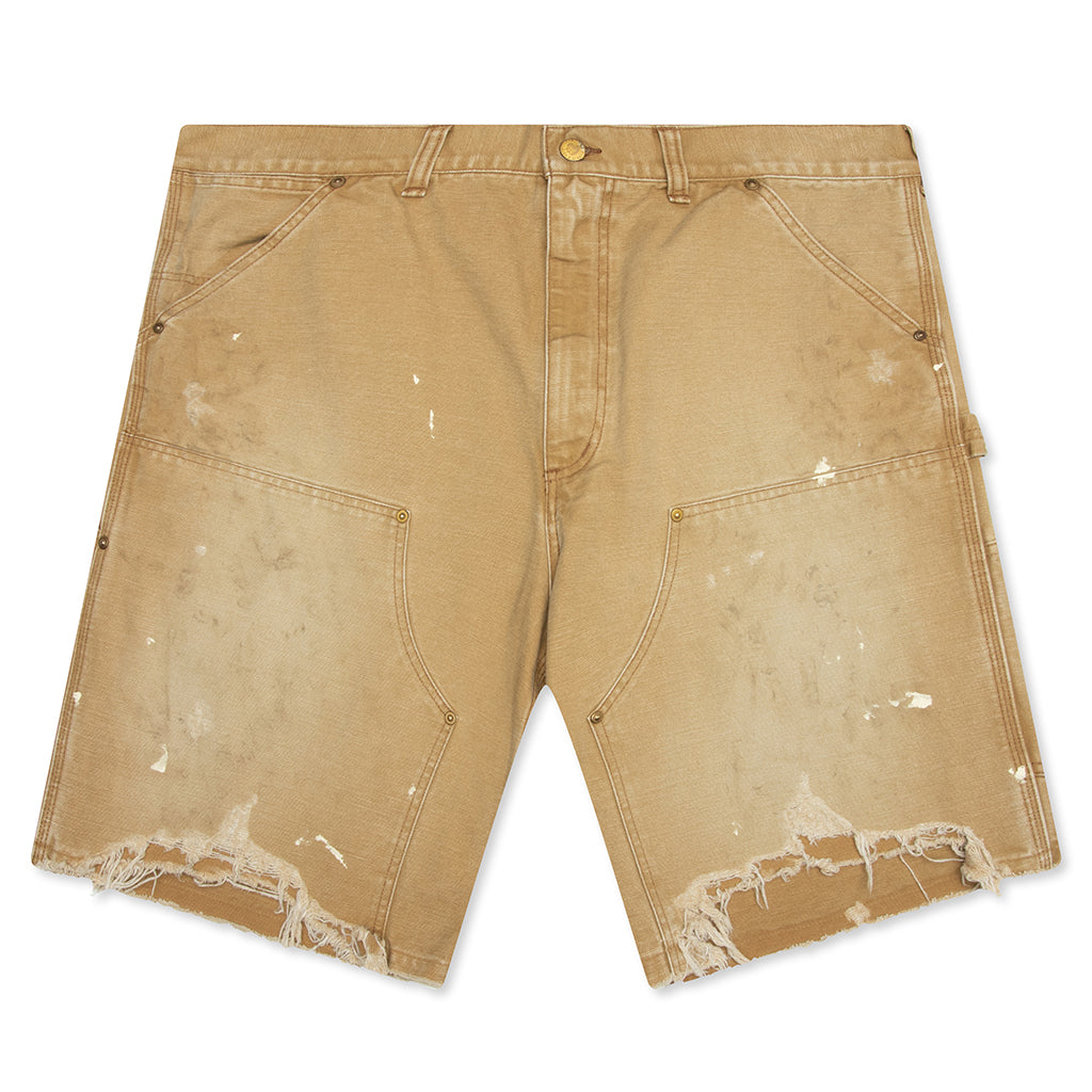 Double Knee Shorts - Beige