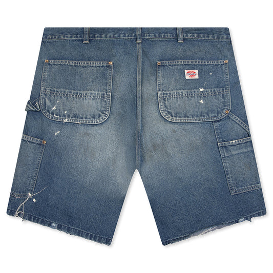 Double Knee Shorts - Blue